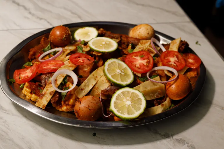 Fire-grilled nyama choma platter